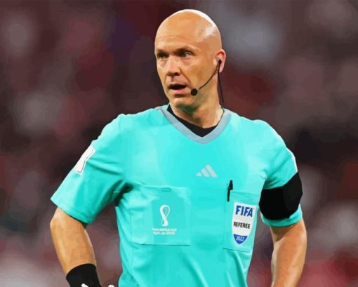 Anthony Taylor Football Referee Paint By Numbers