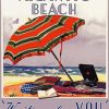 Atlantic Beach Poster Paint By Numbers