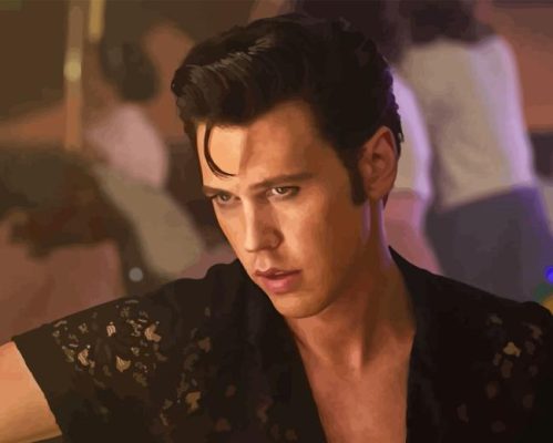 Austin Butler As Elvis Paint By Numbers