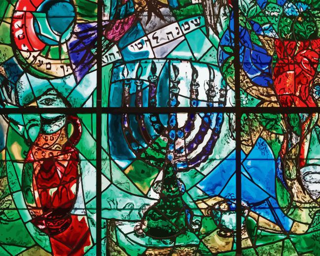 Chagall Window Stained Glass Paint By Numbers