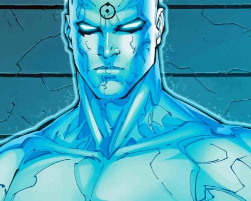 Close Up Doctor Manhattan Paint By Numbers