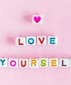 Colorful Love Yourself Paint By Numbers