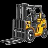 Forklift Illustration Art Paint By Numbers
