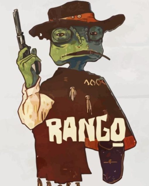 Gangster Cowboy Rango Paint By Numbers