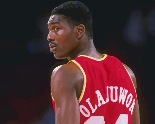 Hakeem Olajuwon Paint By Numbers