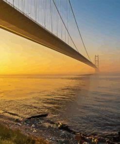 Humber Bridge England Paint By Numbers