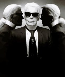 Karl Lagerfeld Photoshoot Paint By Numbers