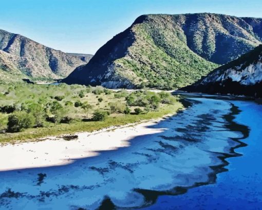 Kouga River Paint By Numbers
