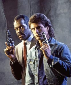 Lethal Weapon Characters Paint By Numbers