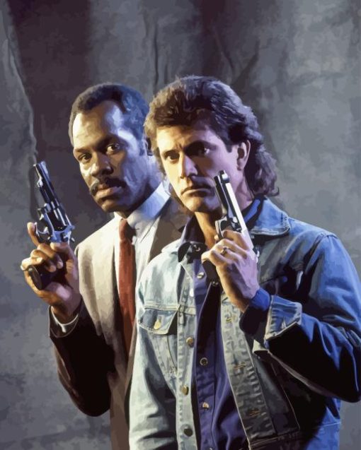 Lethal Weapon Characters Paint By Numbers