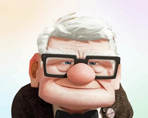 Mr Fredricksen Up Paint By Numbers
