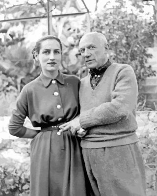 Picasso and Francoise Gilot Paint By Numbers