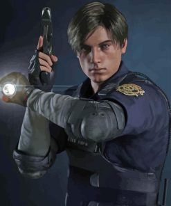 Resident Evil Leons Kennedy Paint By Numbers
