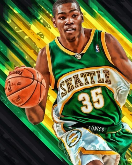 Seattle Supersonics Paint By Numbers