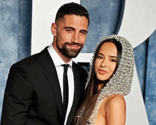 Sebastian Lletget and Becky G Paint By Numbers