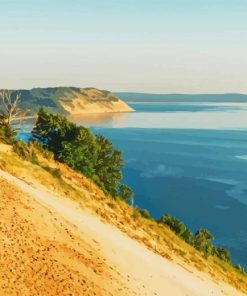 Sleeping Bear Dunes paint by number