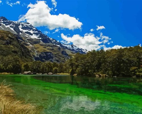 South Island Nature Paint By Numbers