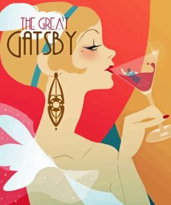 The Great Gatsby Daisy Paint By Numbers