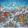 Christmas In Town By Bonnie Paint By Numbers