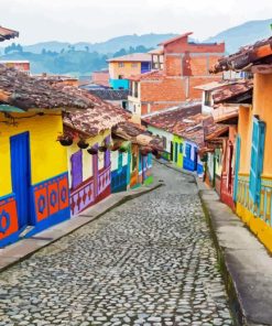 Colombia Colonial Street Paint By Numbers