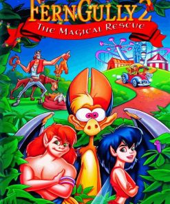 Ferngully Film Poster Paint By Numbers