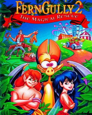 Ferngully Film Poster Paint By Numbers