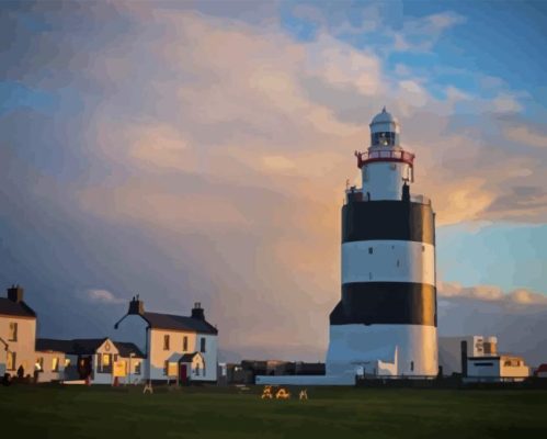 Hook Lighthouse Ireland Paint By Numbers