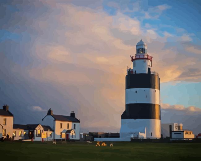 Hook Lighthouse Ireland Paint By Numbers