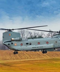 Indian Air Force Chinook Paint By Numbers