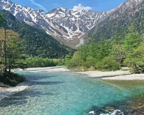 Kamikochi Paint By Numbers