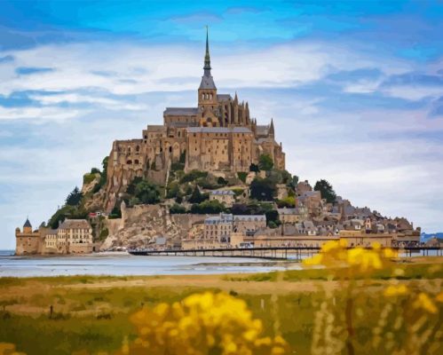 Mont Saint Michel Paint By Numbers