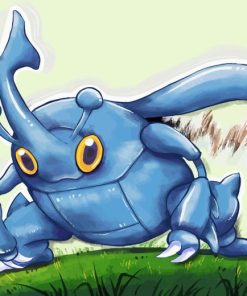 Pokemon Heracross Paint By Numbers