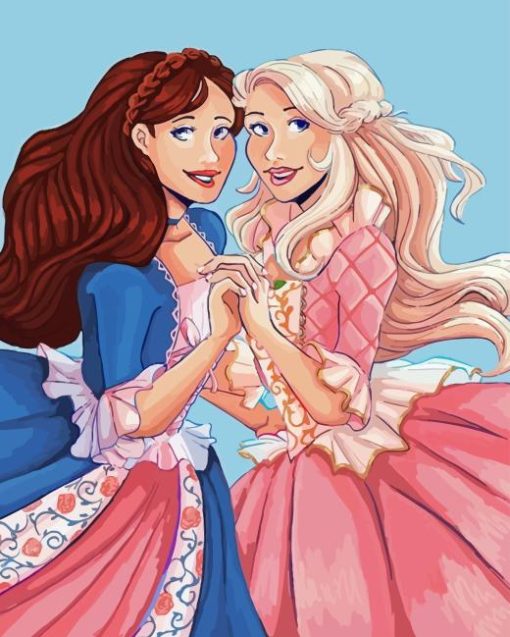 Princess Anneliese and Erika Paint By Numbers