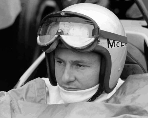 Bruce McLaren Paint By Numbers