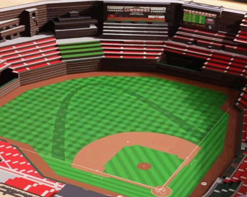 Busch Stadium Paint By Numbers