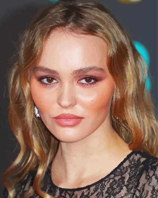Lily Rose Depp Paint By Numbers