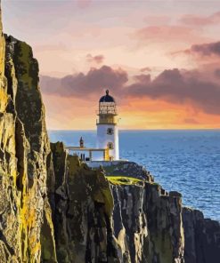 Neist Point At Sunset Paint By Numbers