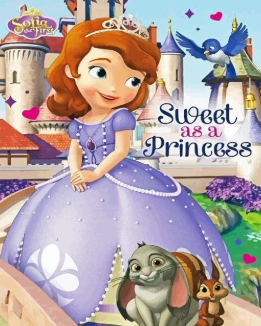 Princess Sofia The First Paint By Numbers