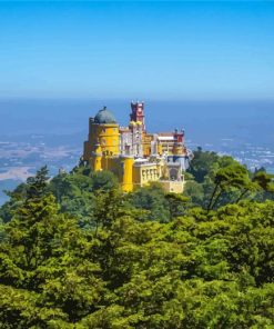 Sintra Mountains Pena Paint By Numbers