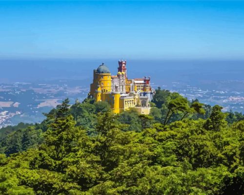 Sintra Mountains Pena Paint By Numbers