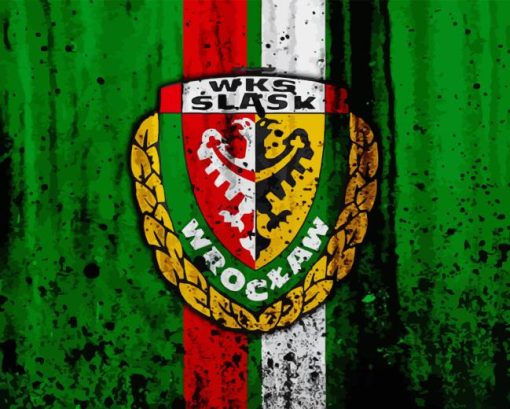 Slask Wroclaw Logo Paint By Numbers