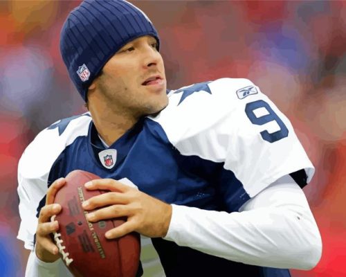 Tony Romo Paint By Numbers