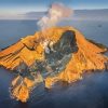 Volcano In The Ocean Paint By Numbers