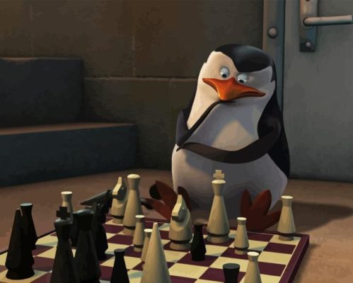 Bird Playing Chess Paint By Numbers