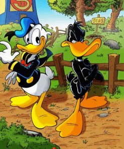 Donald and Daffy Paint By Numbers