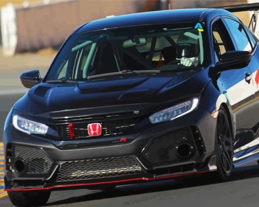 Honda Civic Type R Paint By Numbers