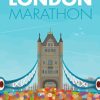 London Marathon Poster Paint By Numbers