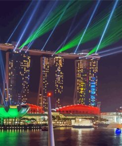 Marina Bay Sands Paint By Numbers