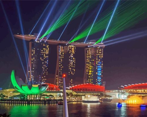 Marina Bay Sands Paint By Numbers