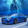 Nissan Skyline GTR R34 Paint By Numbers